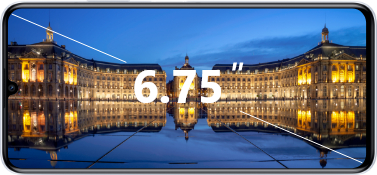 6.75英寸沉浸影音大屏