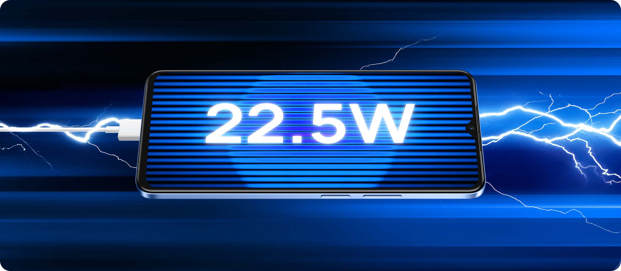 22.5W 快充 + 耐用大电池