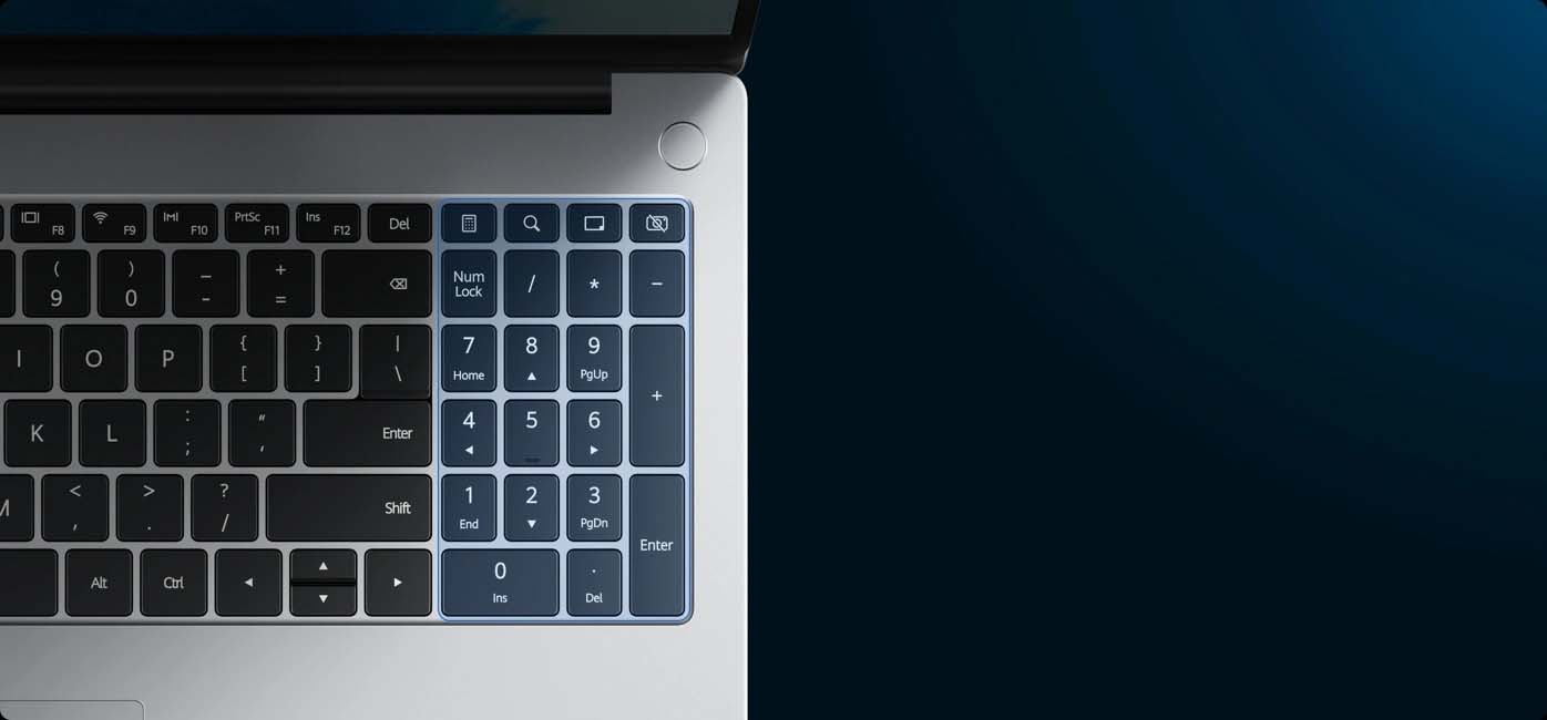 Hi MateBook D 16 SE版 高能版数字键盘